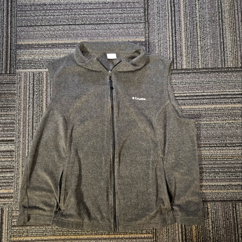 Grey Columbia Vest 3X